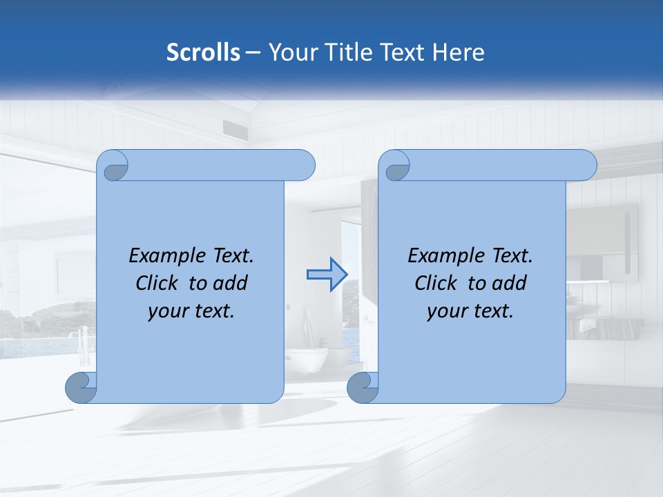 Small Blue Sky Estate PowerPoint Template