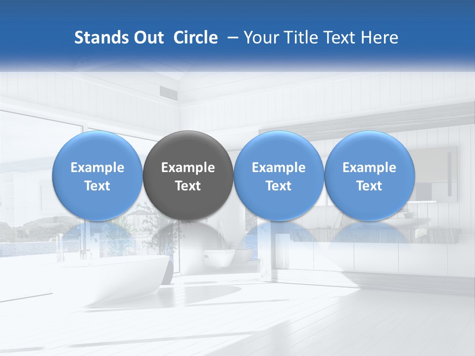 Small Blue Sky Estate PowerPoint Template