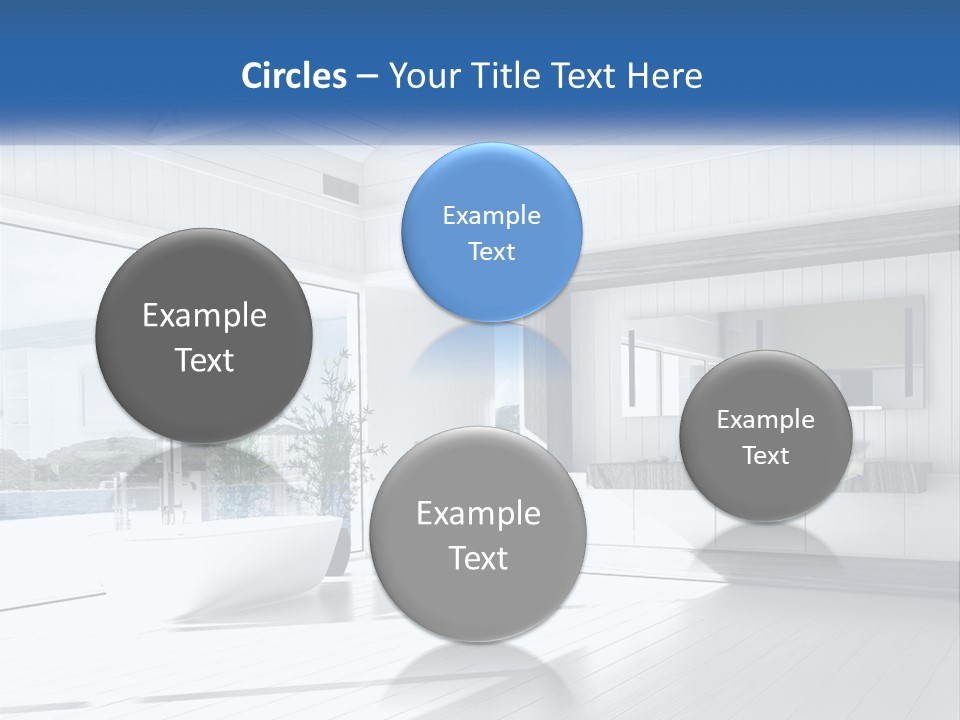 Small Blue Sky Estate PowerPoint Template