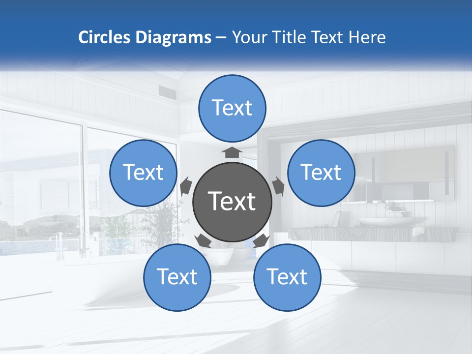 Small Blue Sky Estate PowerPoint Template