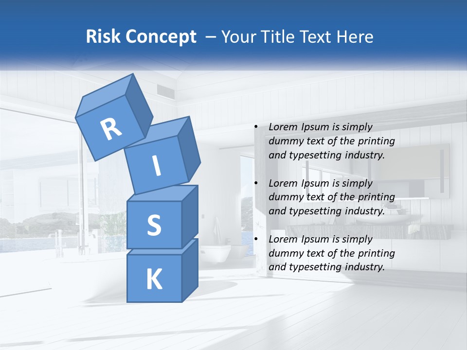 Small Blue Sky Estate PowerPoint Template