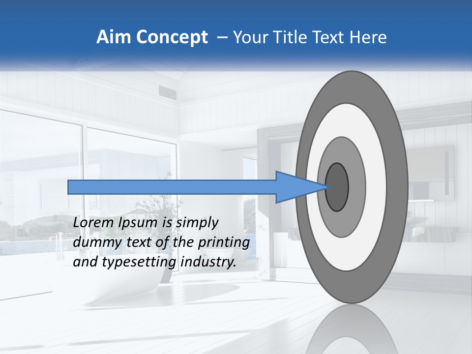 Small Blue Sky Estate PowerPoint Template