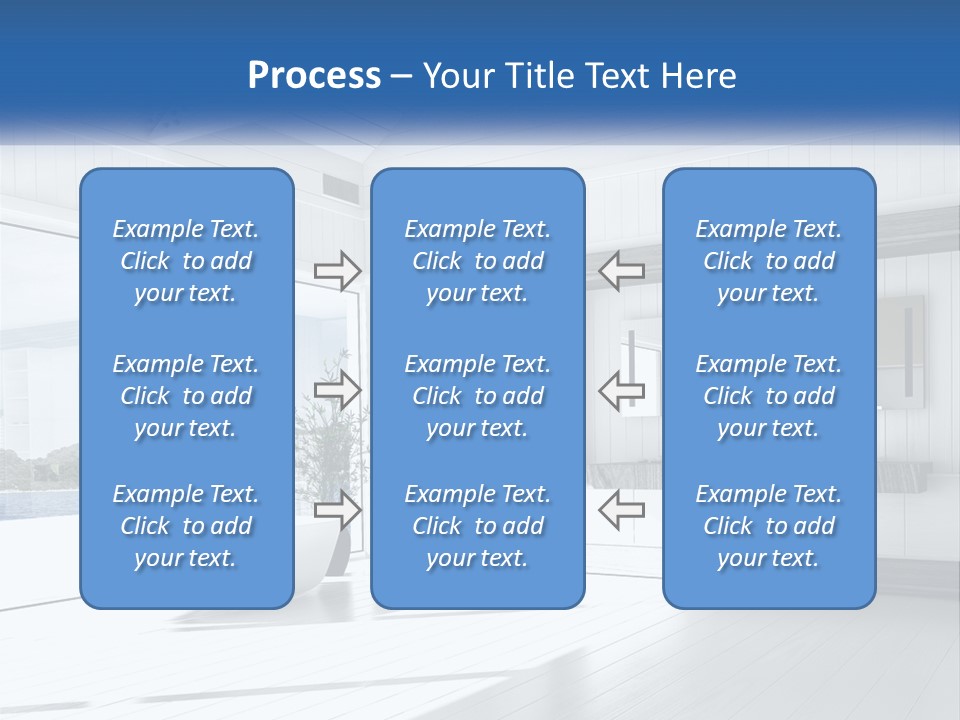 Small Blue Sky Estate PowerPoint Template