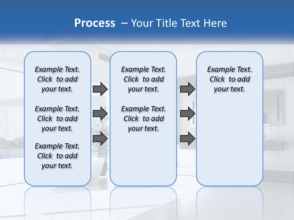 Small Blue Sky Estate PowerPoint Template