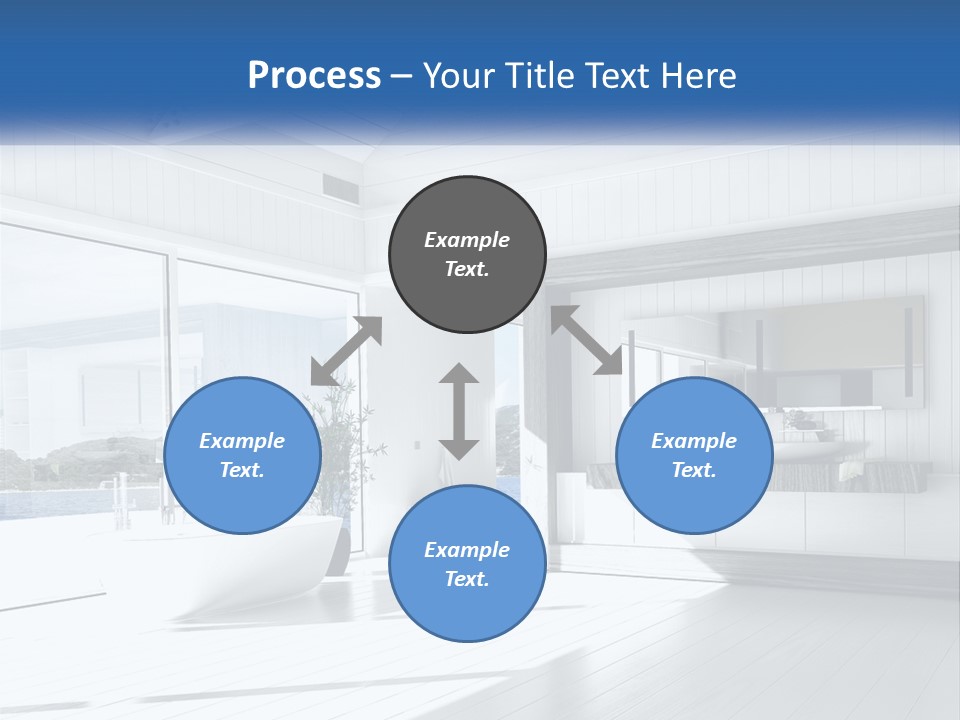 Small Blue Sky Estate PowerPoint Template