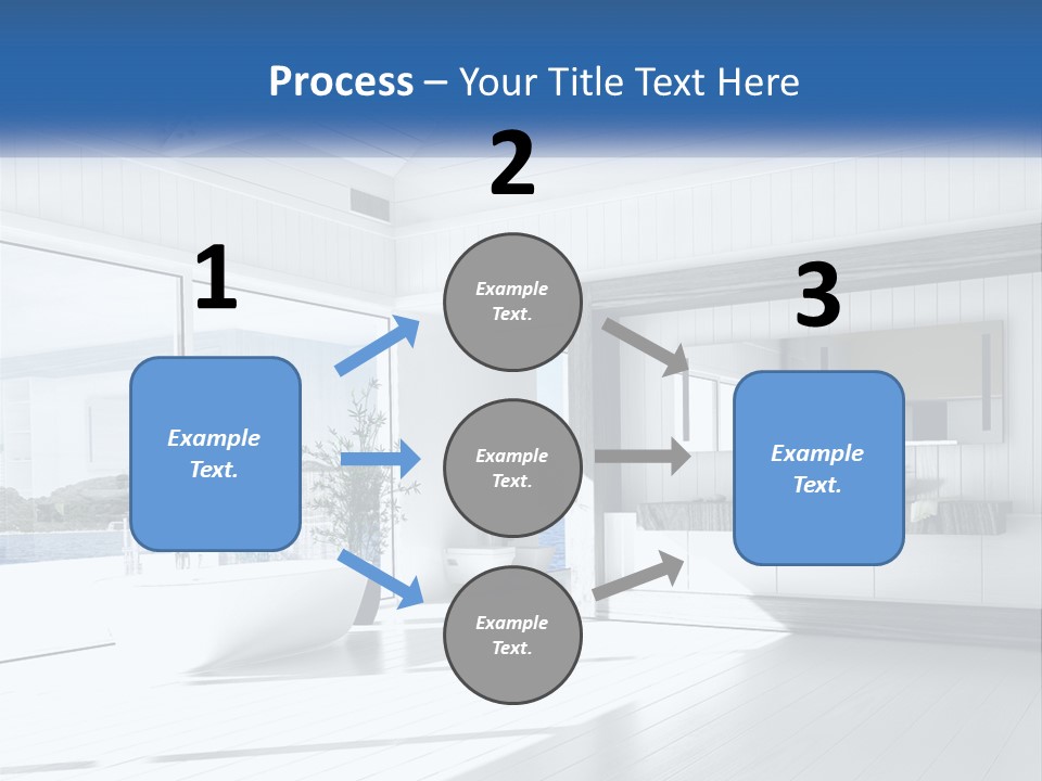 Small Blue Sky Estate PowerPoint Template