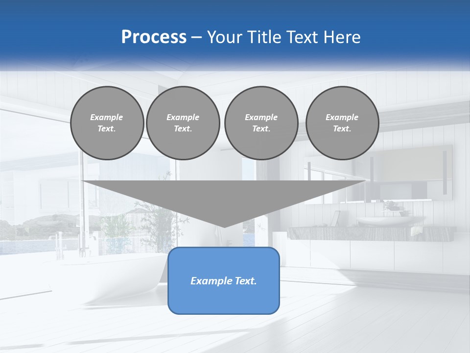 Small Blue Sky Estate PowerPoint Template