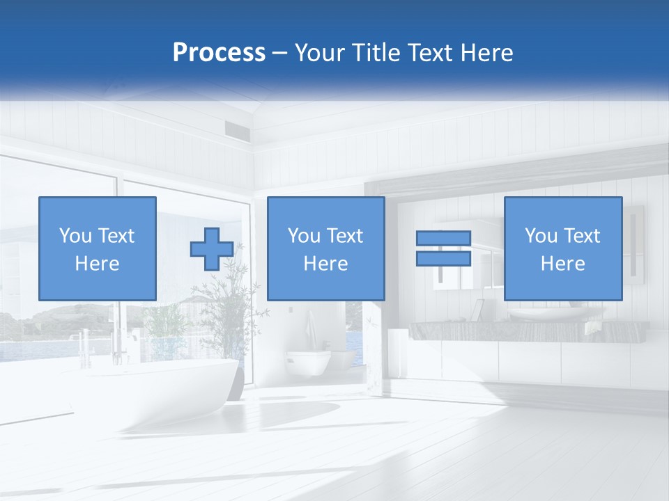 Small Blue Sky Estate PowerPoint Template
