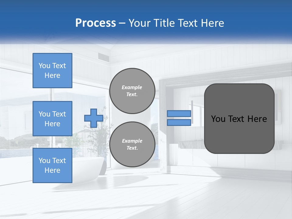 Small Blue Sky Estate PowerPoint Template