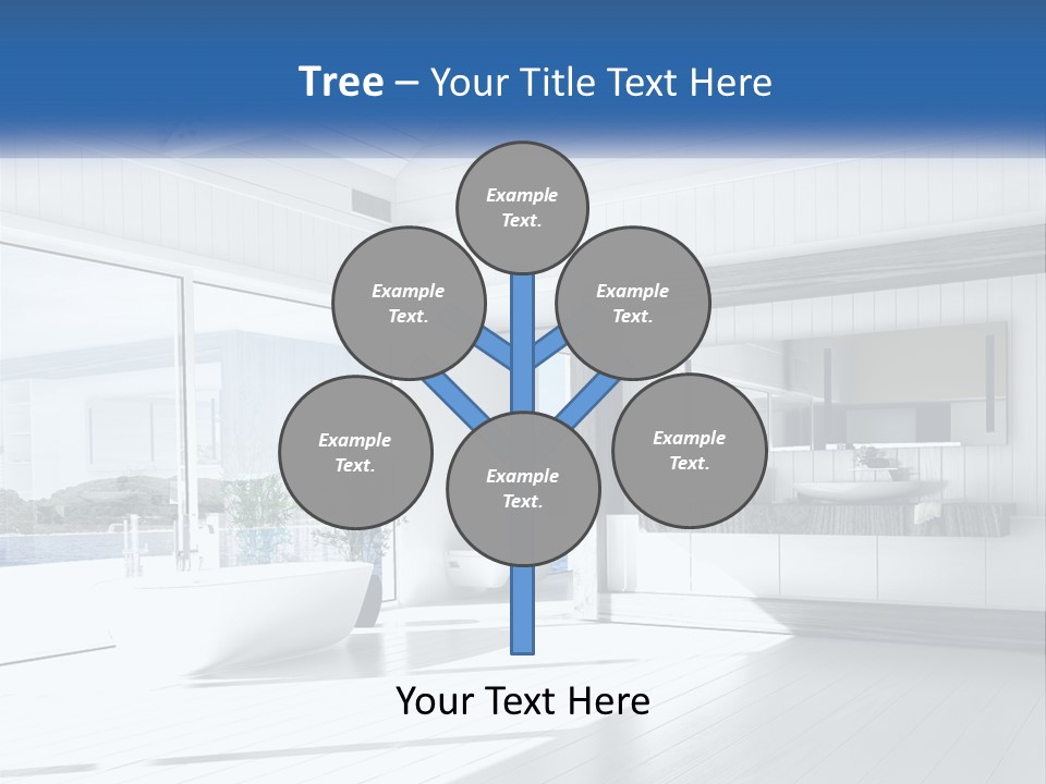 Small Blue Sky Estate PowerPoint Template