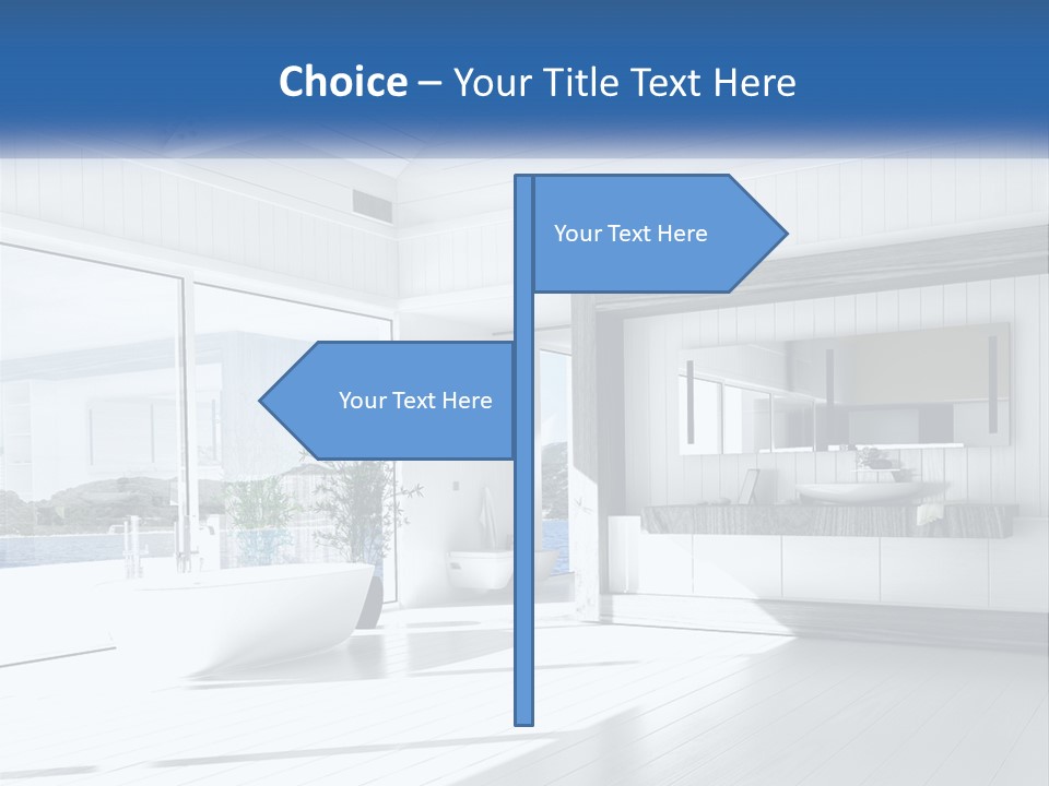 Small Blue Sky Estate PowerPoint Template
