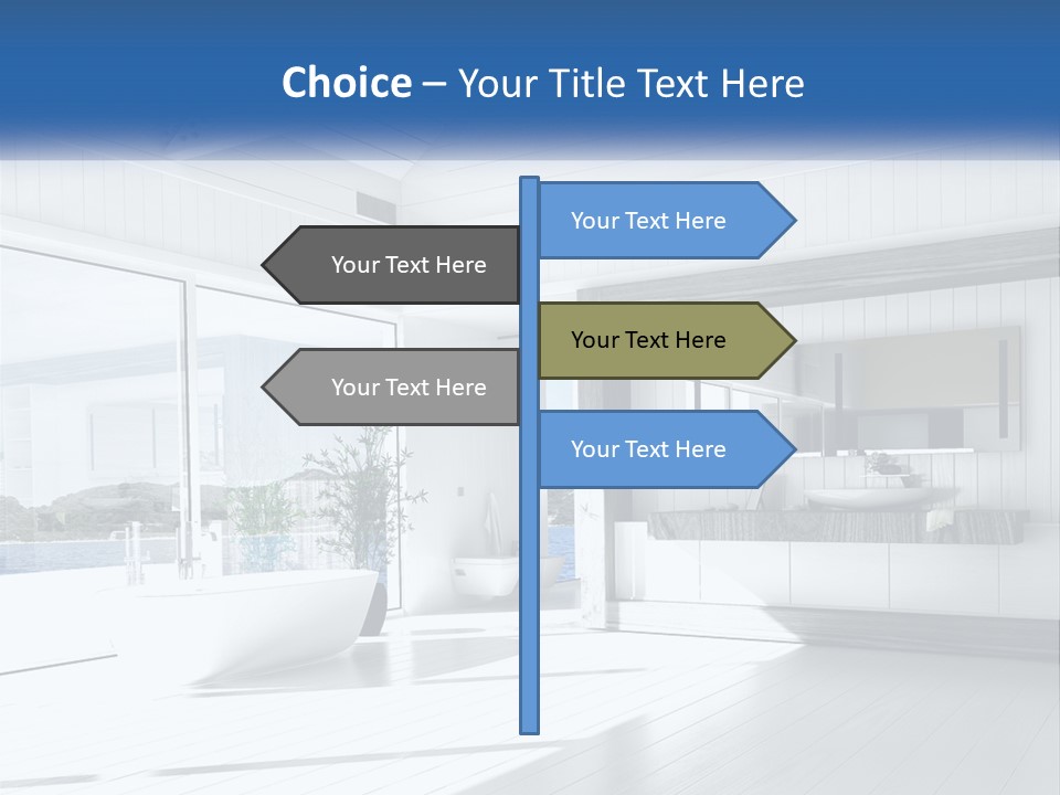 Small Blue Sky Estate PowerPoint Template