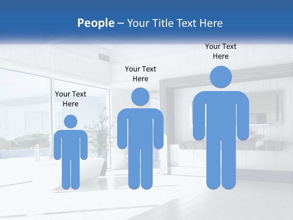 Small Blue Sky Estate PowerPoint Template