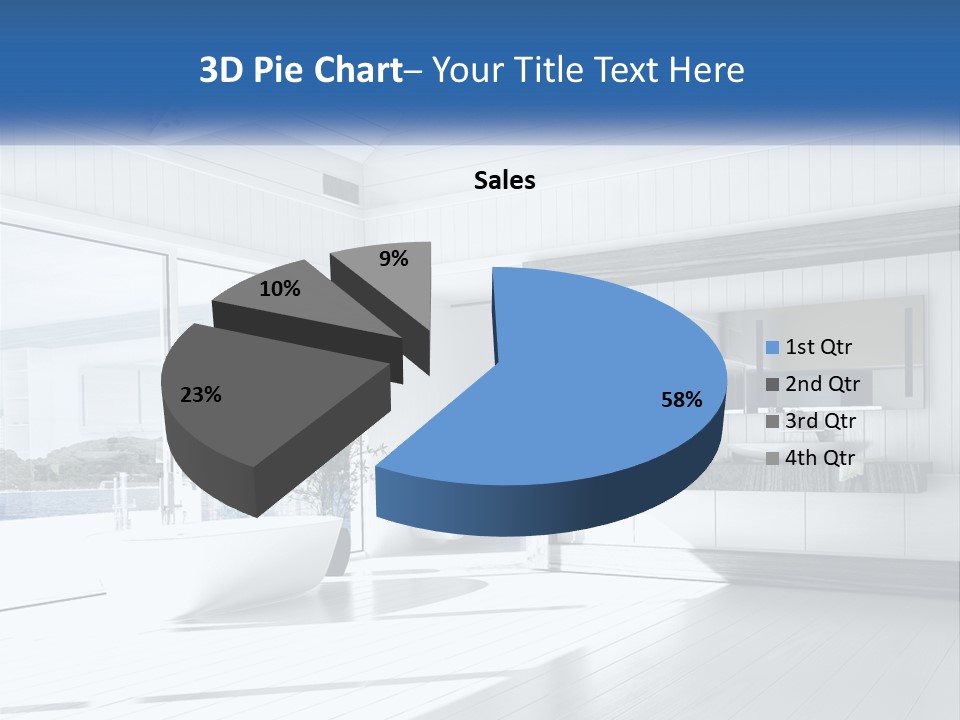 Small Blue Sky Estate PowerPoint Template