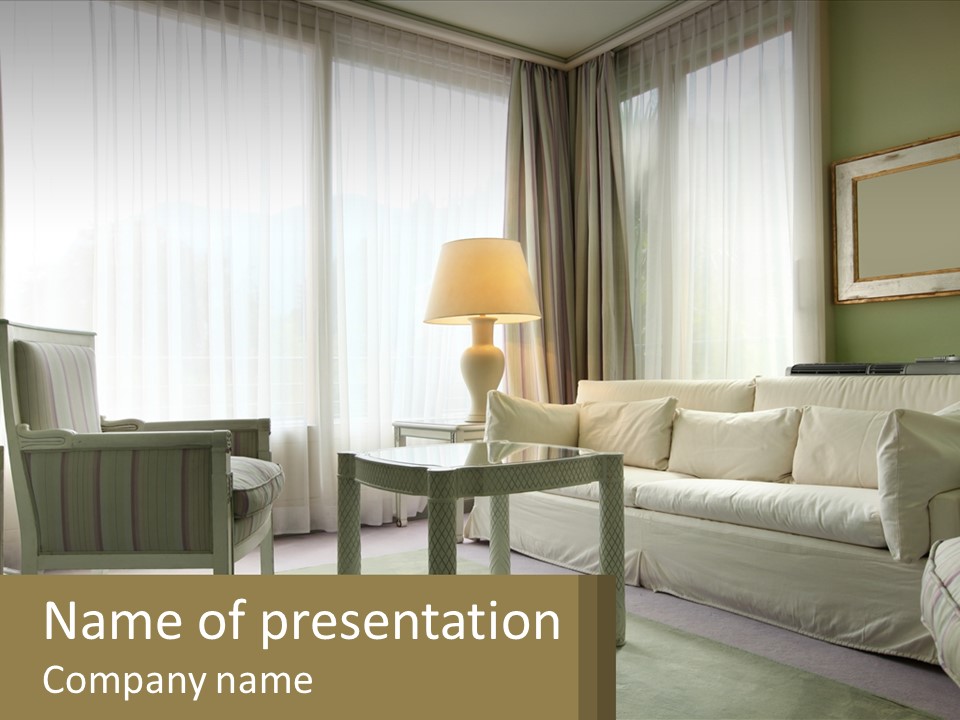 Model House Build PowerPoint Template
