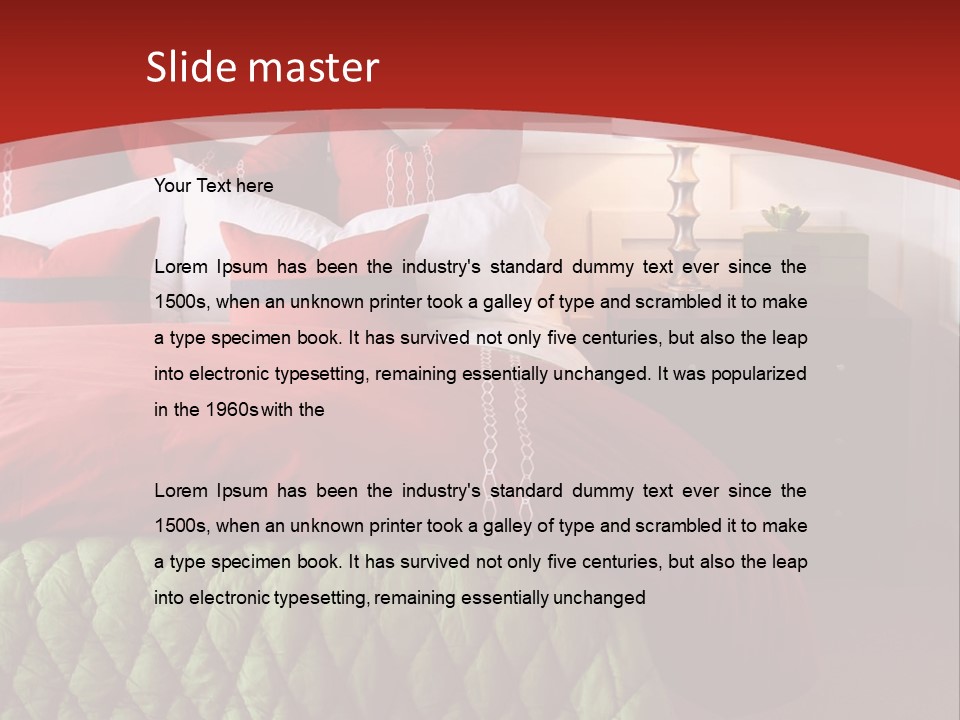 House Green Leaf PowerPoint Template