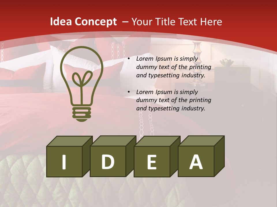 House Green Leaf PowerPoint Template