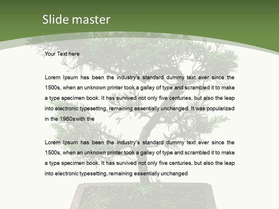Rent Nature Investment PowerPoint Template