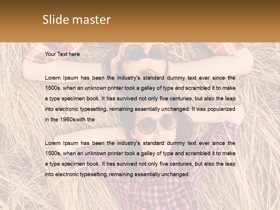 Green Agent Grass PowerPoint Template