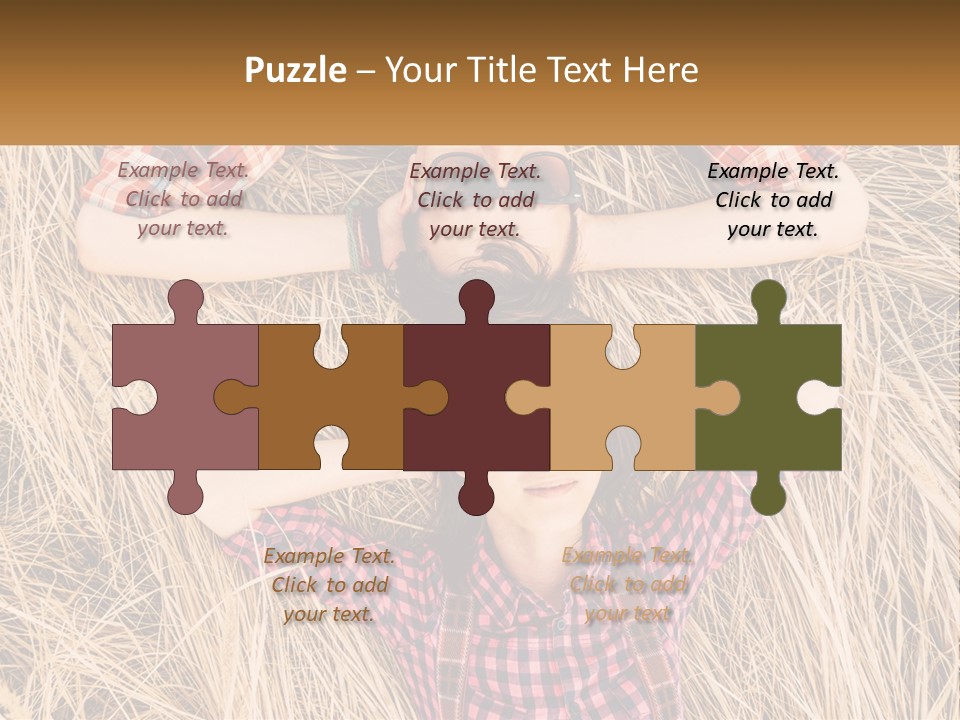 Green Agent Grass PowerPoint Template