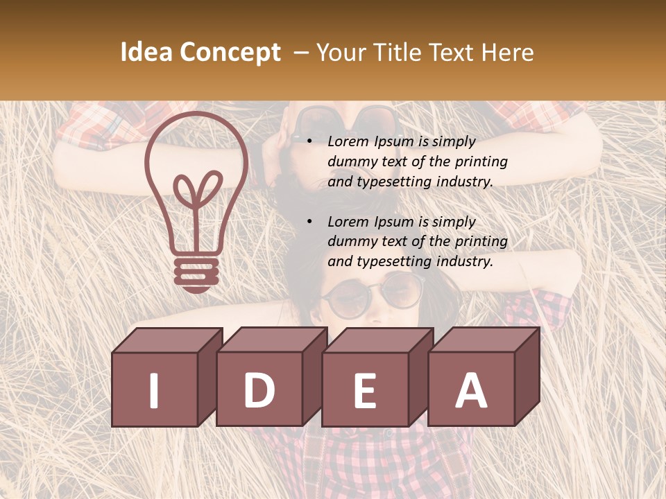 Green Agent Grass PowerPoint Template