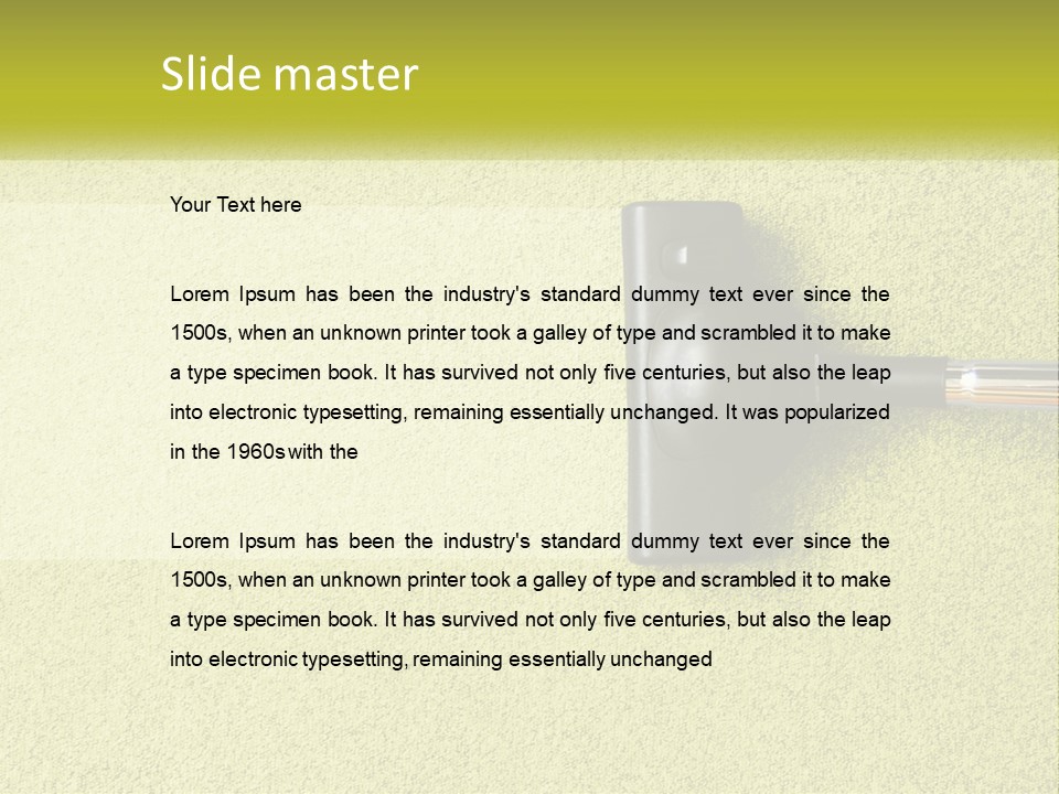 New Ownership Hand PowerPoint Template