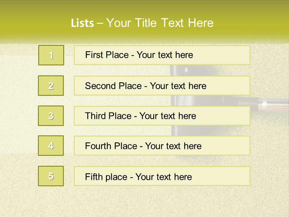 New Ownership Hand PowerPoint Template