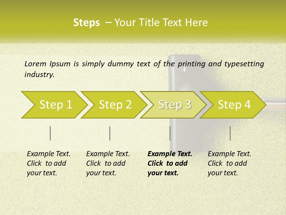 New Ownership Hand PowerPoint Template