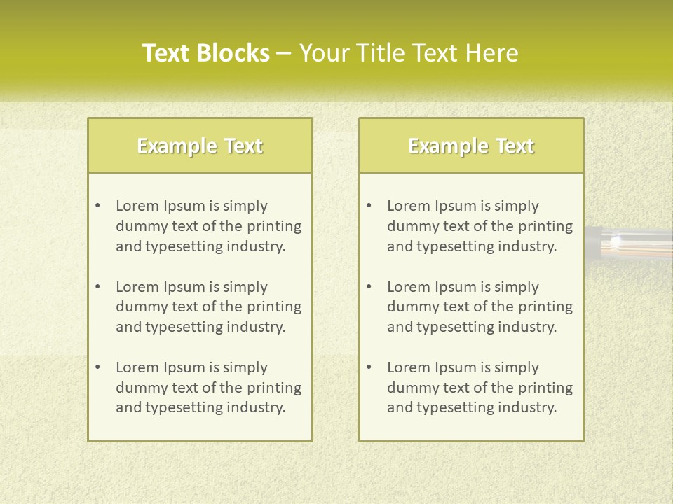 New Ownership Hand PowerPoint Template