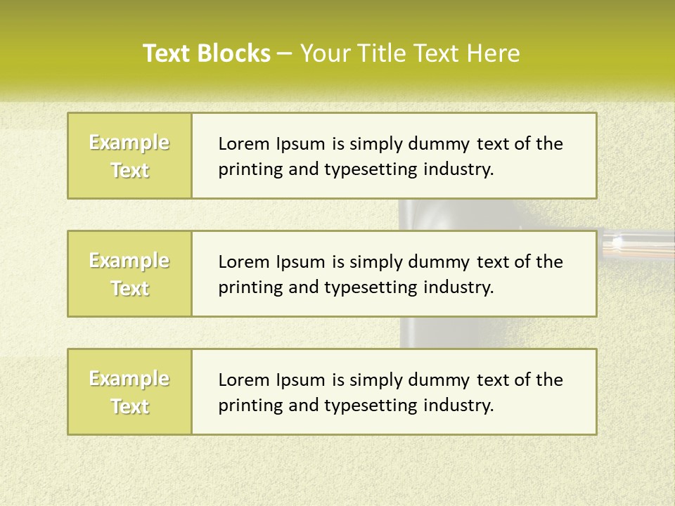New Ownership Hand PowerPoint Template