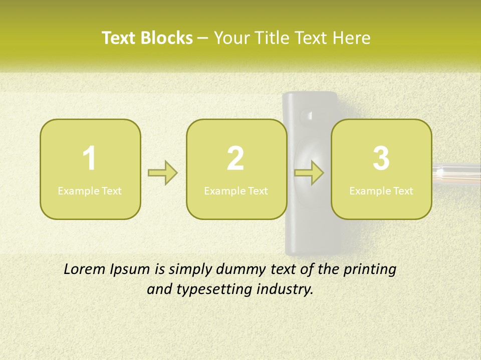 New Ownership Hand PowerPoint Template