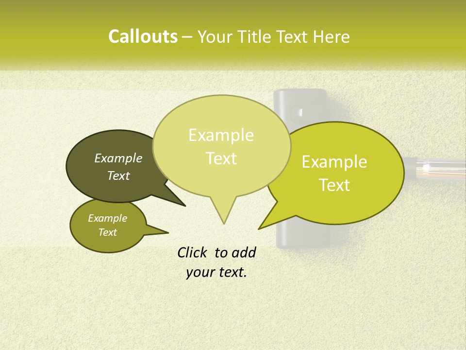New Ownership Hand PowerPoint Template