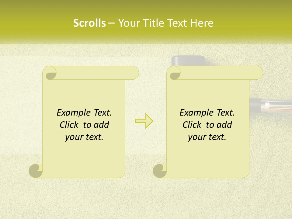 New Ownership Hand PowerPoint Template