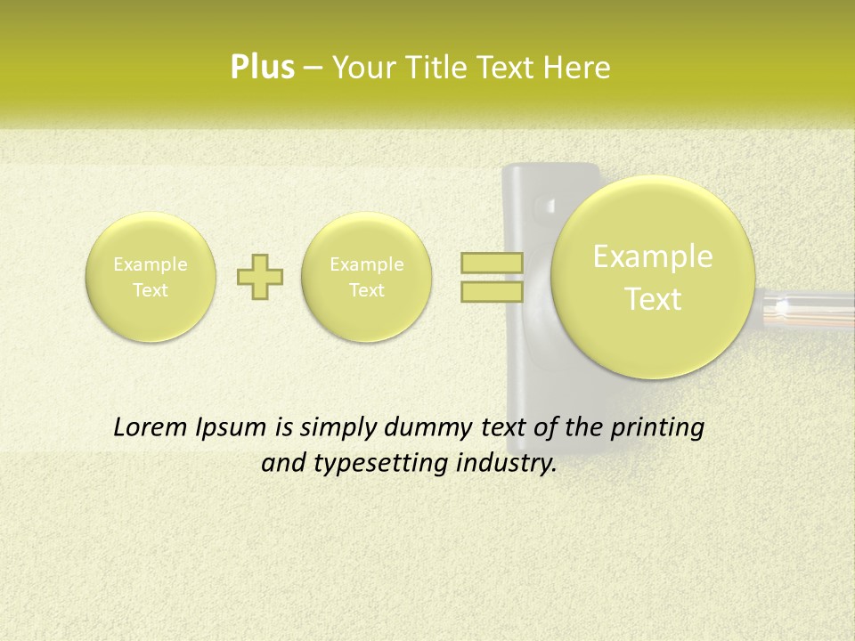 New Ownership Hand PowerPoint Template