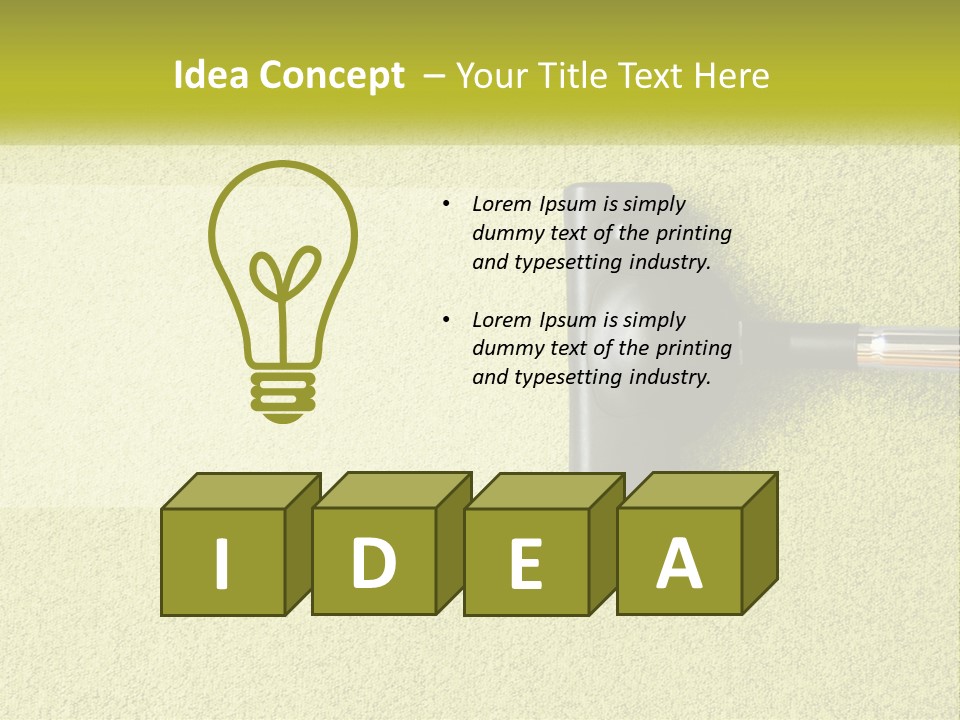 New Ownership Hand PowerPoint Template
