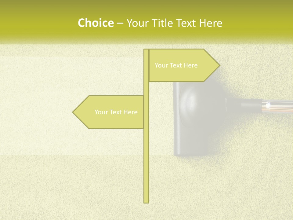 New Ownership Hand PowerPoint Template
