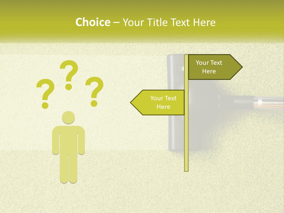 New Ownership Hand PowerPoint Template
