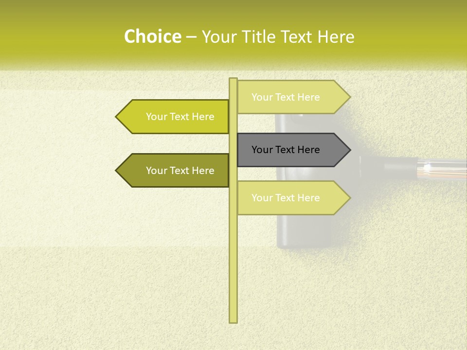 New Ownership Hand PowerPoint Template