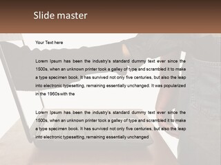 Small Architect House PowerPoint Template