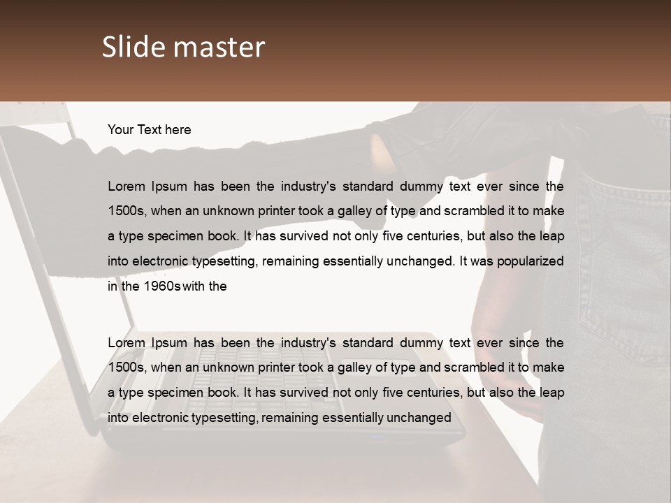 Small Architect House PowerPoint Template