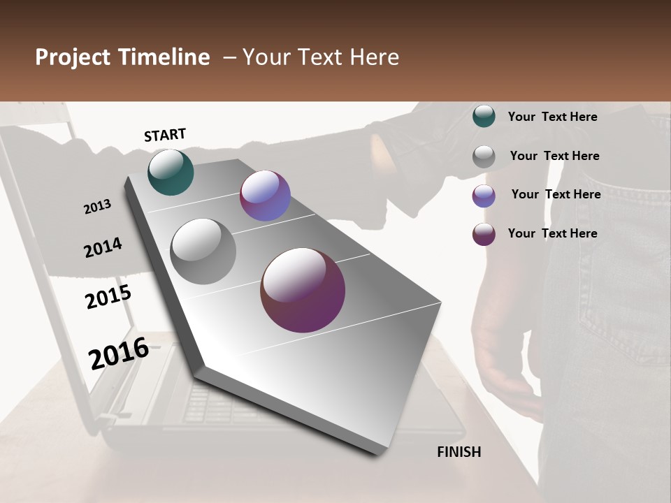 Small Architect House PowerPoint Template
