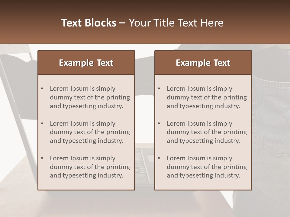Small Architect House PowerPoint Template