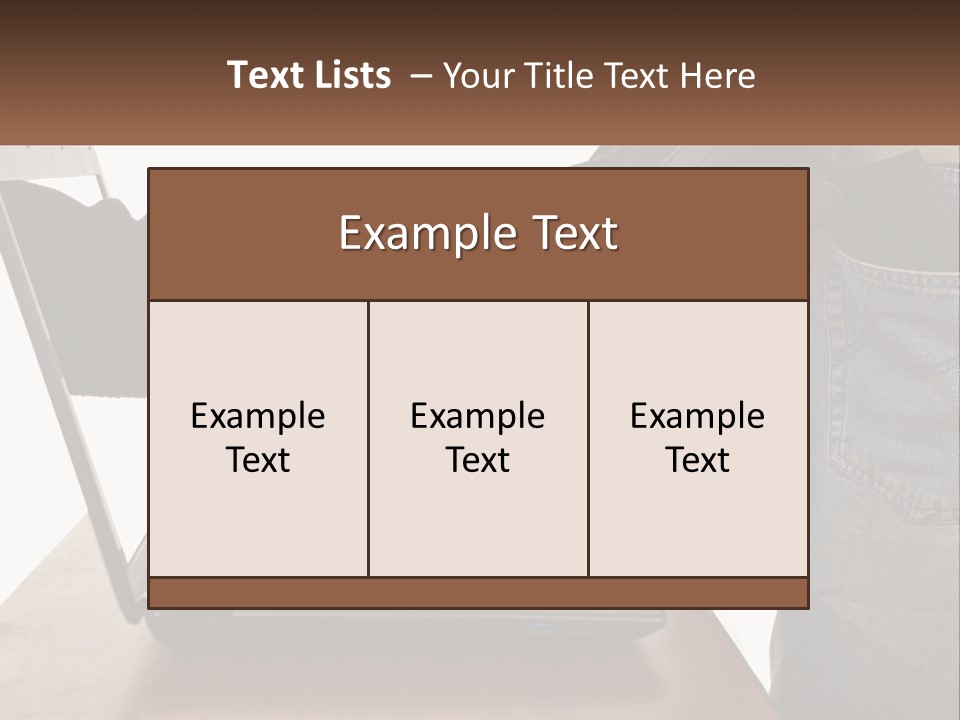 Small Architect House PowerPoint Template
