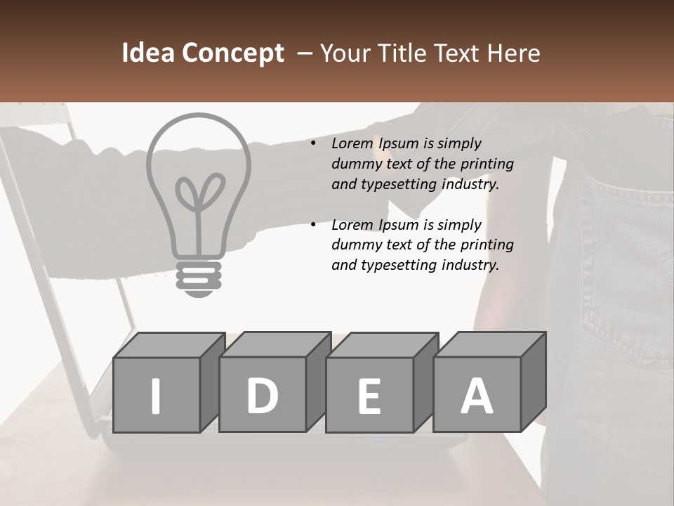 Small Architect House PowerPoint Template