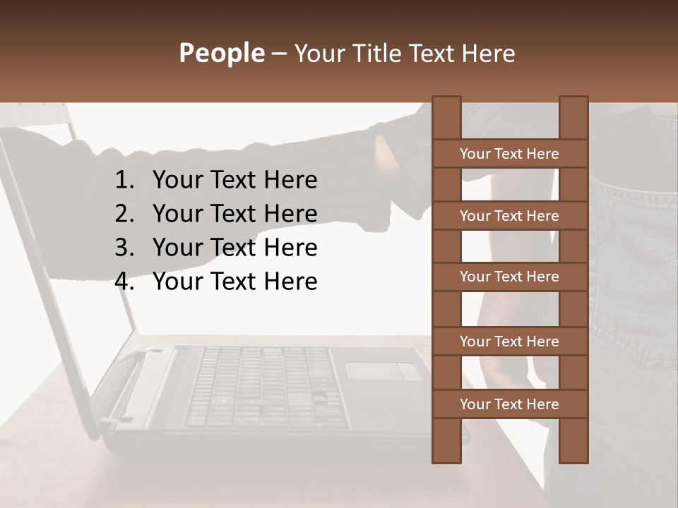 Small Architect House PowerPoint Template
