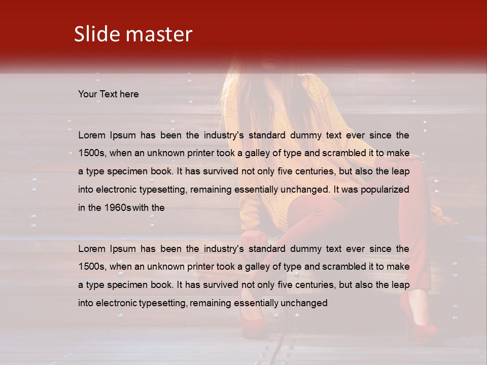 Buy Model Hand PowerPoint Template