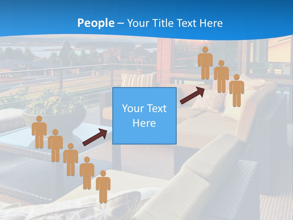 Lawn Human Hand Leaf PowerPoint Template