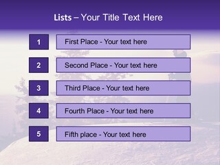 Rent Model Park PowerPoint Template