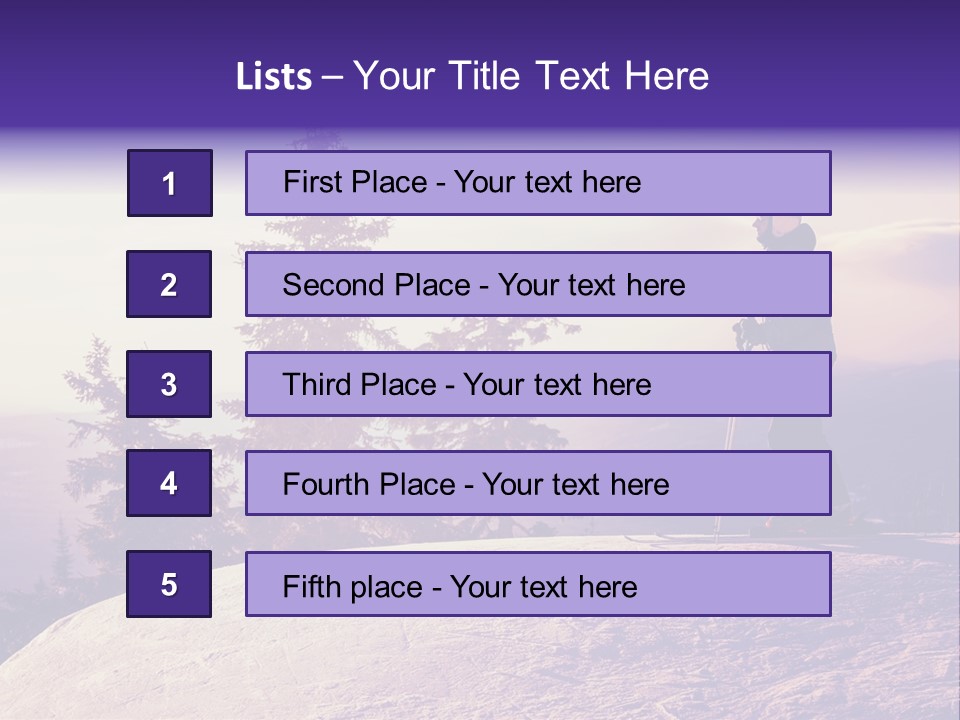 Rent Model Park PowerPoint Template