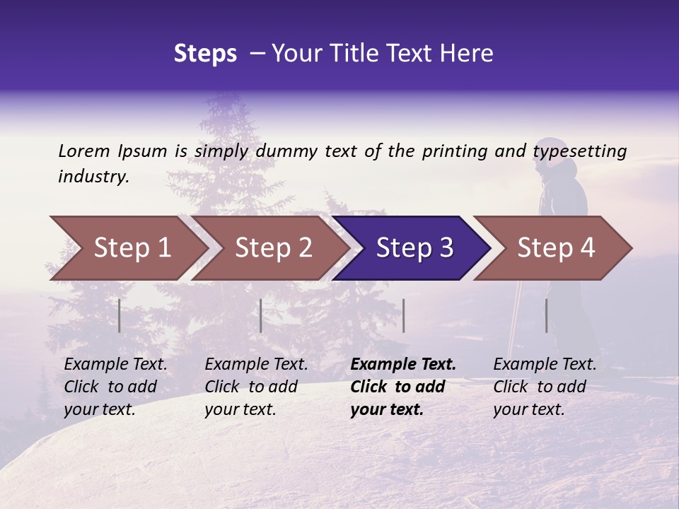 Rent Model Park PowerPoint Template